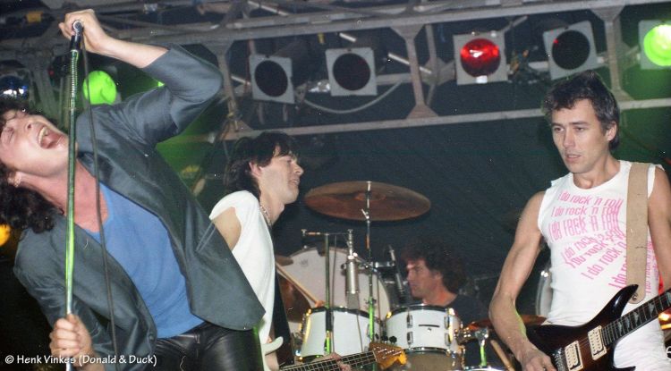 Golden Earring show photo November 29 1980 Arnhem - Stokvishal Photo courtesy Henk Vinkes